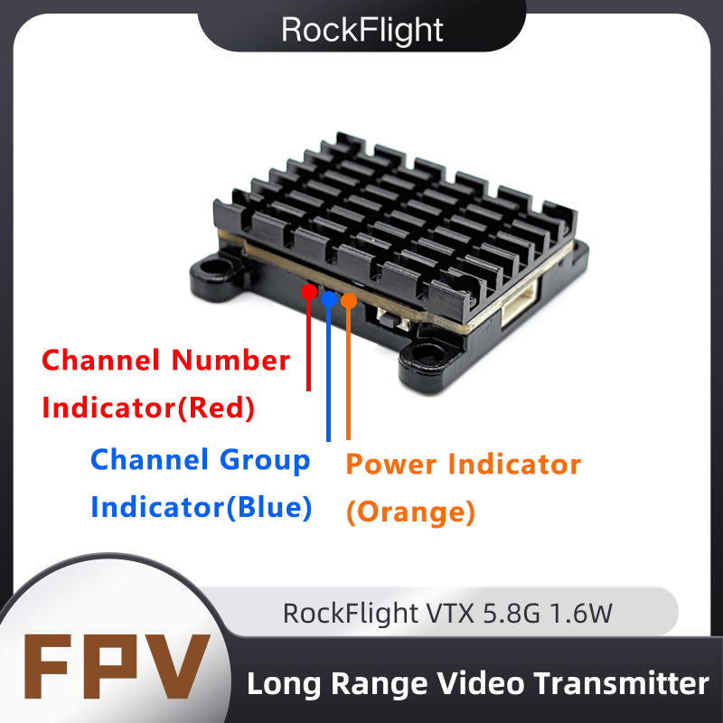 RockFlight TX663 VTX 5.8G 48CH – обзор и цена Fpv Drone Transmitter