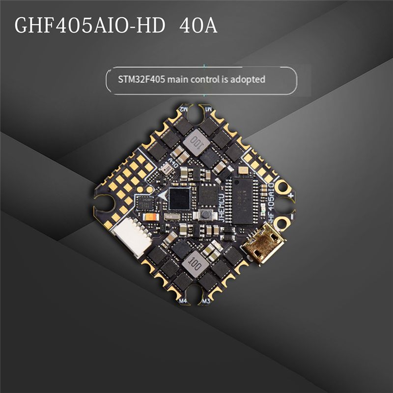 ABTI-GHF405AIO-HD 40A AIO Плат – обзор и цена Fpv Drone Flight Controller