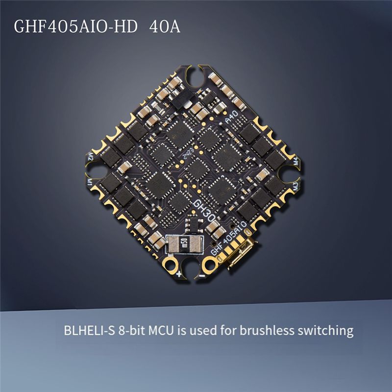 ABTI-GHF405AIO-HD 40A AIO Плат – обзор и цена Fpv Drone Flight Controller
