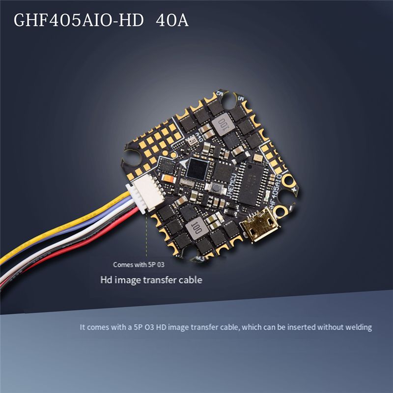 ABTI-GHF405AIO-HD 40A AIO Плат – обзор и цена Fpv Drone Flight Controller